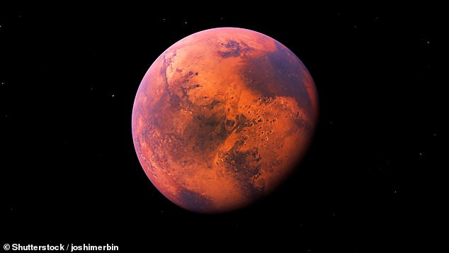 Una representación en 3D del planeta Marte, donde los científicos dicen que los humanos solo pueden pasar cuatro años en