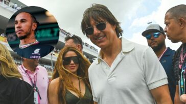 ¡Triángulo amoroso en la vía rápida!  Lewis Hamilton y Shakira atrapados entre los afectos de la estrella de Hollywood Tom Cruise