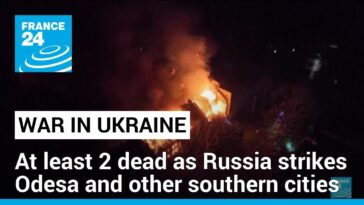 Al menos 2 muertos mientras Rusia ataca Odesa y otras ciudades del sur de Ucrania por tercera noche