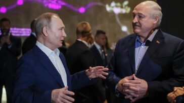 Al recibir a Lukashenko, Putin dice que la contraofensiva de Ucrania fracasó