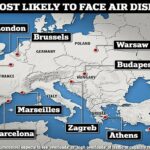 Es más probable que las ciudades europeas sufran interrupciones en el aire este verano