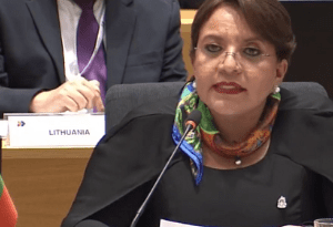 Cumbre CELAC-UE debe rechazar sanciones arbitrarias: Xiomara Castro