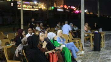 El cine al aire libre de Gaza muestra el talento local