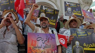 La protesta en Túnez marca dos años desde la toma del poder del presidente Kais Saied