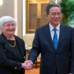 La secretaria del Tesoro de EE. UU., Janet Yellen, se reúne con el primer ministro chino, Li Qiang