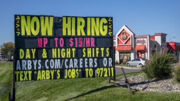 Las ofertas de trabajo caen en medio millón