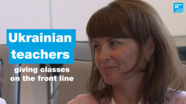 Los profesores ucranianos dando clases desde la primera línea