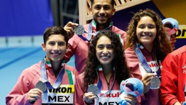 México gana medalla de plata en equipos mixtos del Campeonato Mundial de Clavados