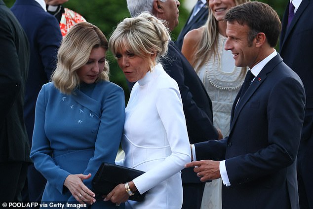 Las primeras damas de Ucrania y Francia se veían a la moda como siempre cuando asistieron a la Cumbre de la OTAN de 2023.
