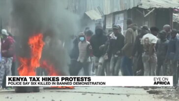 Seis muertos en Kenia en protestas contra aumento de impuestos