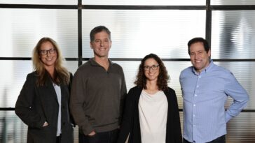 Partners Eitan Bek, Rona Segev, Shahar Tzafrir, and Adi Yarel Toledano credit: TLV Partners