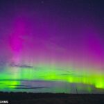 Los observadores de estrellas pueden tener la oportunidad de ver una aurora en el norte de Gran Bretaña esta noche.  En la foto: Tierras Altas de Escocia en marzo de este año