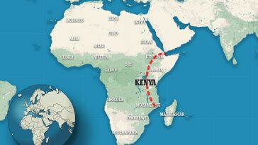 ¿África podría dividirse por la MITAD?  La grieta de 2,000 millas se ensancha una pulgada cada año