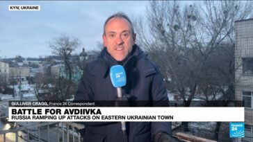 Rusia intensifica los ataques en la ciudad de Avdiivka, en el este de Ucrania