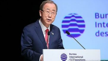 (3rd LD) Ex-U.N. chief Ban leads S. Korea&apos;s final presentation to clinch 2030 World Expo