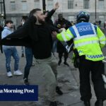 82 arrestados en Londres mientras contramanifestantes interrumpían una manifestación pro palestina