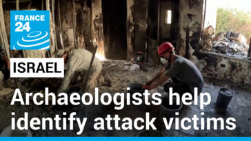 Arqueólogos israelíes buscan restos de víctimas del ataque de Hamás