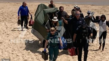 Una mujer fue trasladada al hospital después de ser atacada por un tiburón en Port Noarlunga, en el sur de Australia, el viernes.