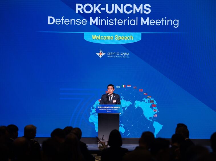 Defense chief hails UNC troops&apos; sacrifice ahead of ministerial meeting with UNC member states