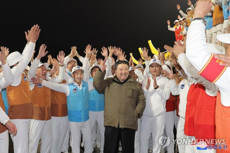N. Korean leader lauds military spy satellite as &apos;space guard&apos;