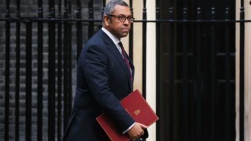 UK Foreign Minister, James Cleverly.