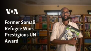 Ex refugiado somalí gana prestigioso premio de la ONU