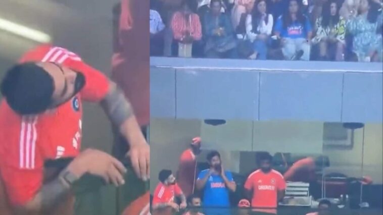 Internet reacciona cuando Virat Kohli intenta encontrar a Anushka Sharma durante el partido India vs Nueva Zelanda: son tan lindos