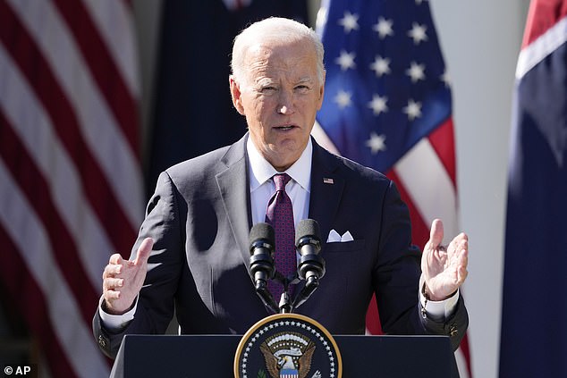 El presidente Joe Biden fotografiado en una conferencia de prensa el miércoles 25 de octubre de 2023. Biden dijo: