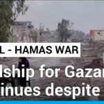 "No queda nada": las dificultades para los habitantes de Gaza continúan a pesar de la tregua