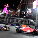 PALMER: Cómo Leclerc logró su brillante arremetida en la última vuelta sobre Pérez para lograr la P2 en Las Vegas