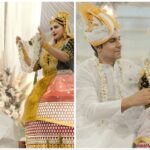 Randeep Hooda y Lin Laishram comparten las primeras fotografías oficiales de la boda de la ceremonia tradicional Meitei