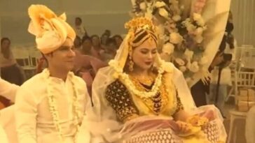 Randeep Hooda y Lin Laishram se casan en Imphal.  Aquí están las primeras fotos de su boda en Manipuri.
