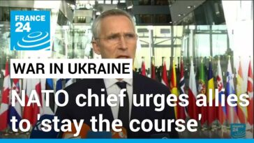 Stoltenberg insta a los aliados de la OTAN a "mantener el rumbo" respecto a Ucrania