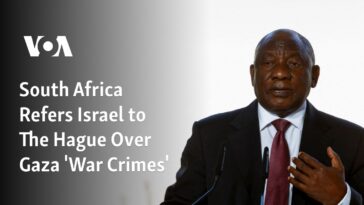 Sudáfrica remite a Israel a La Haya por "crímenes de guerra" en Gaza