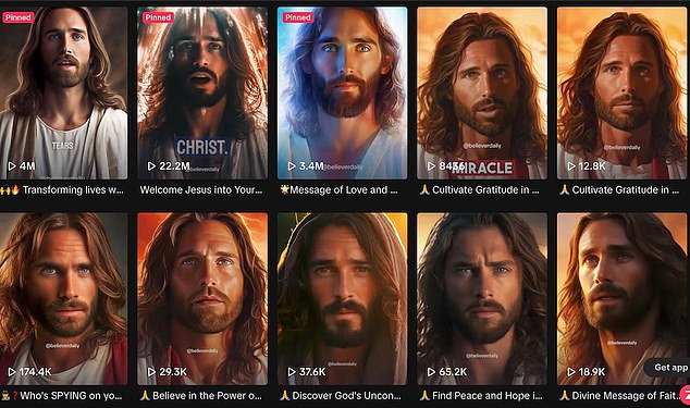 Jesús llegó a TikTok y obtuvo más de nueve millones de me gusta en 70 videos.