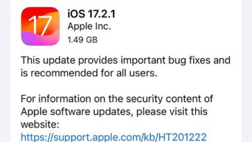 Apple cierra el año con una nueva actualización de iOS que el gigante tecnológico recomienda a todos los usuarios.  iOS 17.2.1 ya está disponible para descargar en iPhone.  La actualizacion incluye 'correcciones de errores importantes