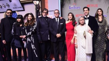 Aishwarya Rai, Aaradhya y Amitabh Bachchan se presentan al estreno de The Archies de Agastya con todo el clan.  Mirar