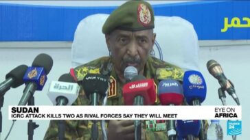Ataque a un convoy del CICR mata a dos personas en Sudán mientras los rivales se comprometen a dialogar