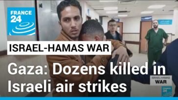 Ataques aéreos israelíes nocturnos matan y hieren a decenas en el sur de Gaza