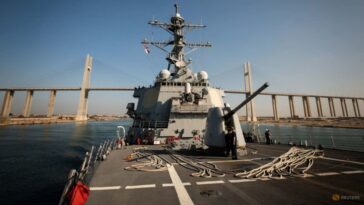 Buque de guerra estadounidense dispara drones tras ataque hutí a buques comerciales