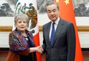 Cancilleres de México y China fortalecen relaciones