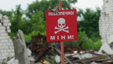 Casi 880 civiles muertos y heridos por las minas terrestres rusas en territorios desocupados