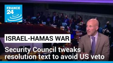 El Consejo de Seguridad de la ONU diluye el lenguaje de la resolución para evitar el veto de Estados Unidos a la guerra de Gaza
