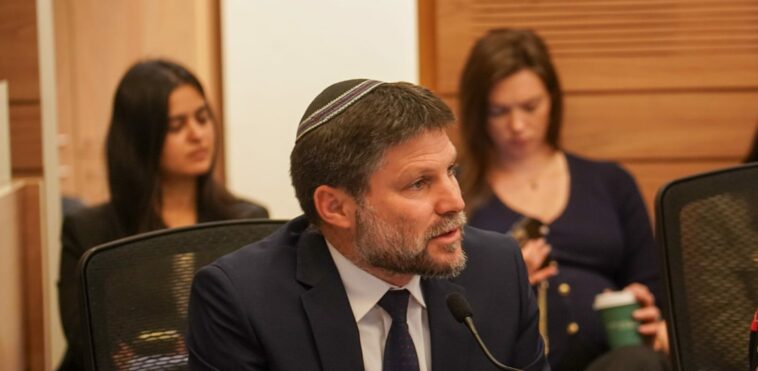 Minister of Finance Bezalel Smotrich credit: Danny Shem Tov Knesset Spokesperson