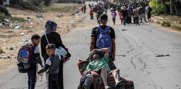 El desplazamiento masivo de habitantes de Gaza por parte de Israel encaja con la estrategia de utilizar la migración como herramienta de guerra