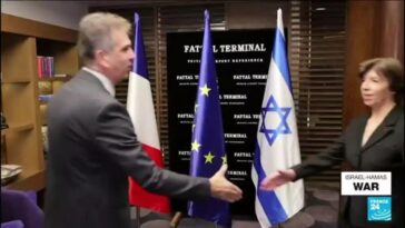 El máximo diplomático francés pide una tregua "inmediata y duradera" en Gaza durante su visita a Israel