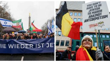 Europa se manifiesta contra el antisemitismo