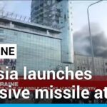 Guerra en Ucrania: Rusia lanza una ola de ataques con misiles en todo el país