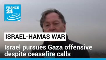 Israel continúa con su ofensiva en el sur de Gaza en medio de llamados a un alto el fuego