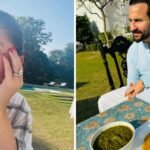 Kareena Kapoor saborea 'makki ki roti, sarson da saag' con Saif Ali Khan en el Palacio Pataudi.  ver fotos